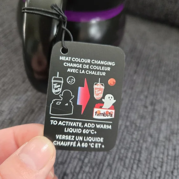 Tim Hortons 2025 Halloween Black Cat Mug New - Picture 4 of 9